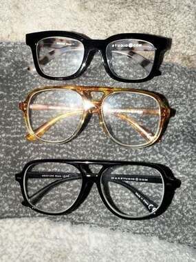 Max Studio Blue Light Blocking Glasses Set of 3